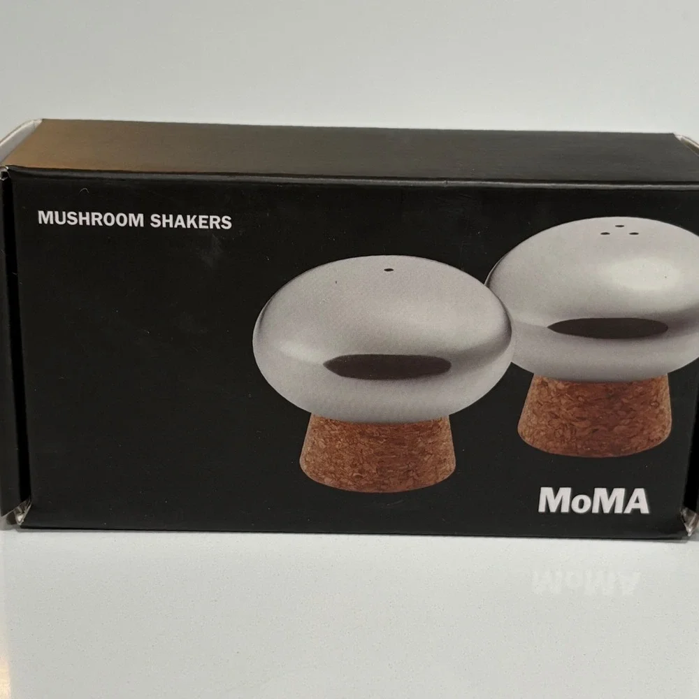 MoMA Museum of Modern Art Mushroom Salt and Pepper Shakers Hylnur Vagn Atlason